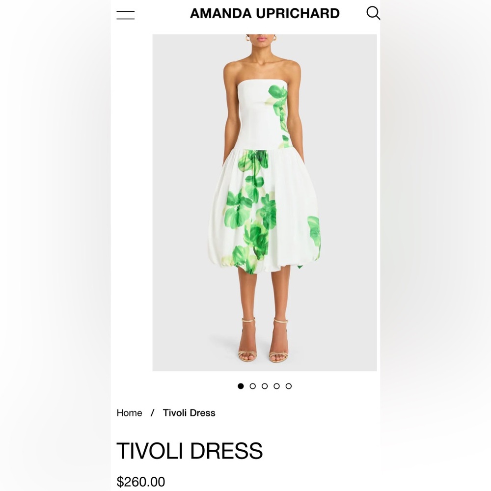 Amanda Uprichard Tivoli Sendai Print Dress - WORN ONCE! LIKE-NEW CONDITION.